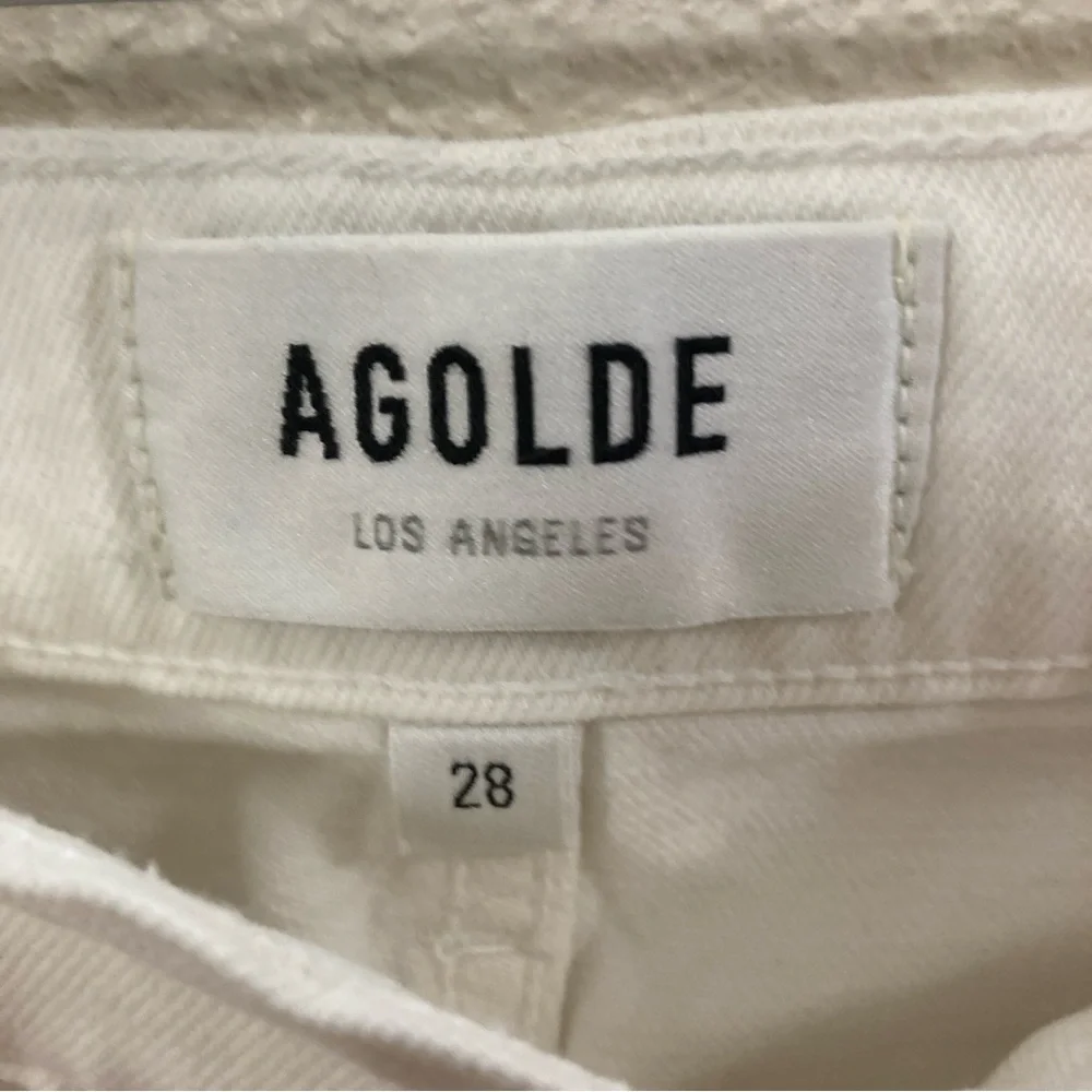 Agolde Los Angeles Women’s Jeans Demin Straight Cream Size 28